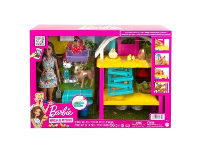Barbie, Barbie æggepakkeri, Dette legesæt har en realistisk æg-klækningsfunktion, hvor børn kan brug
