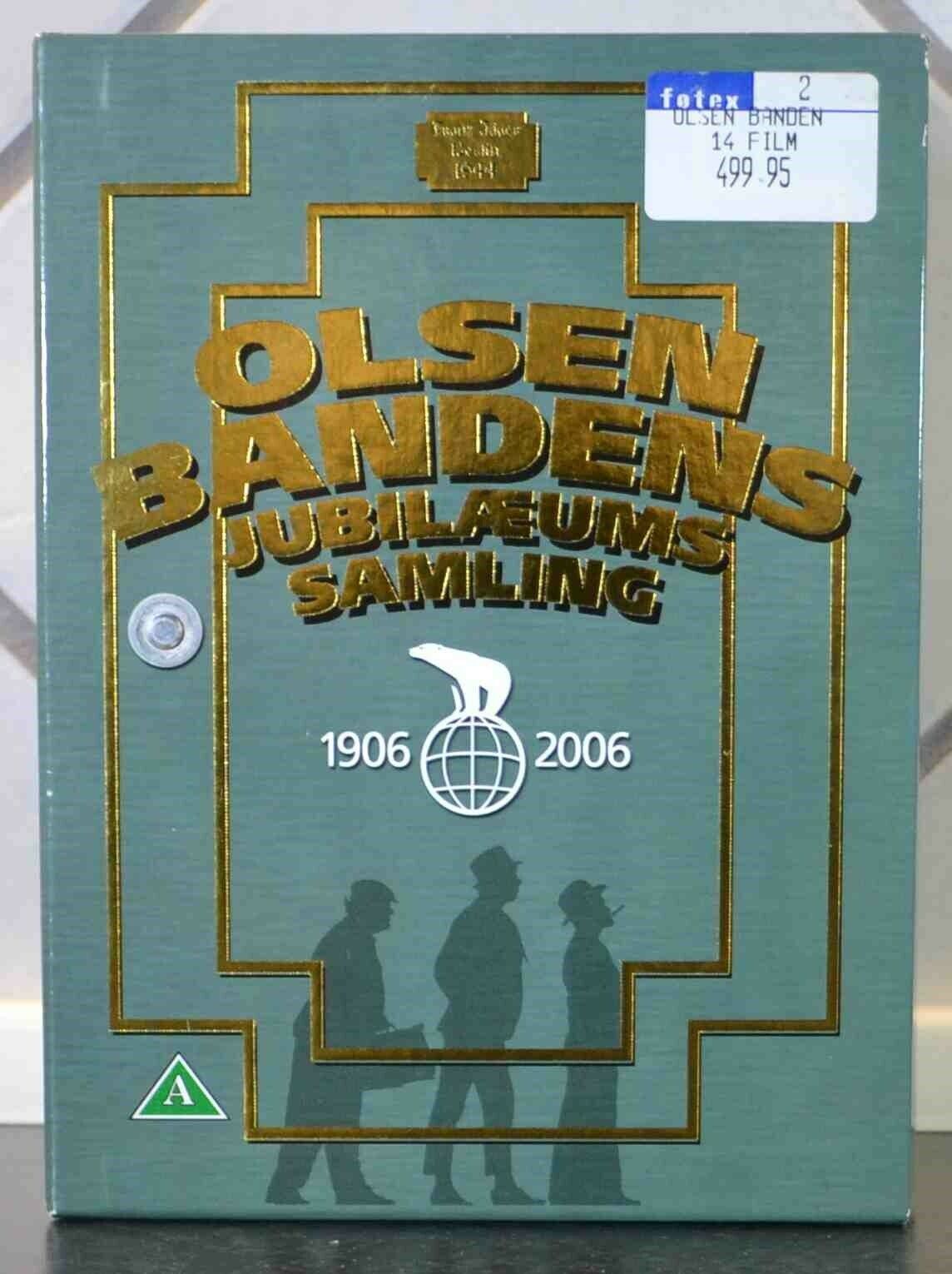 Landmand Forkert Rummet Olsen-Banden: Jubilæums Samling (grøn) (14 film), instruktør Erik Balling,  DVD – dba.dk – Køb og Salg af Nyt og Brugt