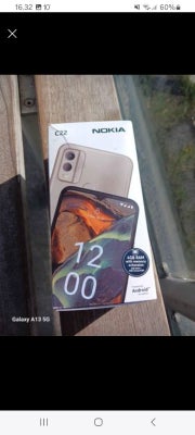 Nokia  22c 4G, 64gb , Perfekt, Har desværre købt nokia 
Jeg bruger normalt samsung
Så derfor sælger 