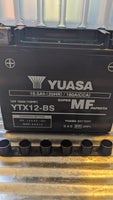Yuasa YTX12-BS årg. 2024: Batteri sprit nyt
