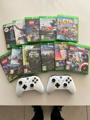 11 spil og 2 controllere, Xbox One, 11 spil og 2 controllere til Xbox One
Afvikling i Lejre eller Kø