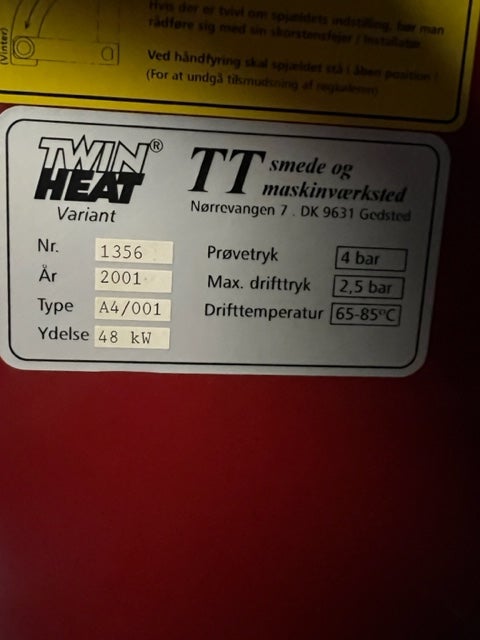 Pillefyr, Twin Heat 48 kW