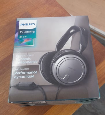 headset hovedtelefoner, Philips, SHP2500, Perfekt, Philips headset model SHP2500 med ekstra lang led