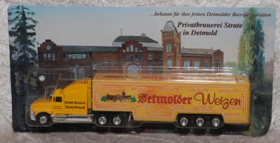 Modellastbil, HM-BIL-Lastbil-GRELL Reklamelastbil "Detmolder Weizen bier", #GR22, Lastbilen er i ubr