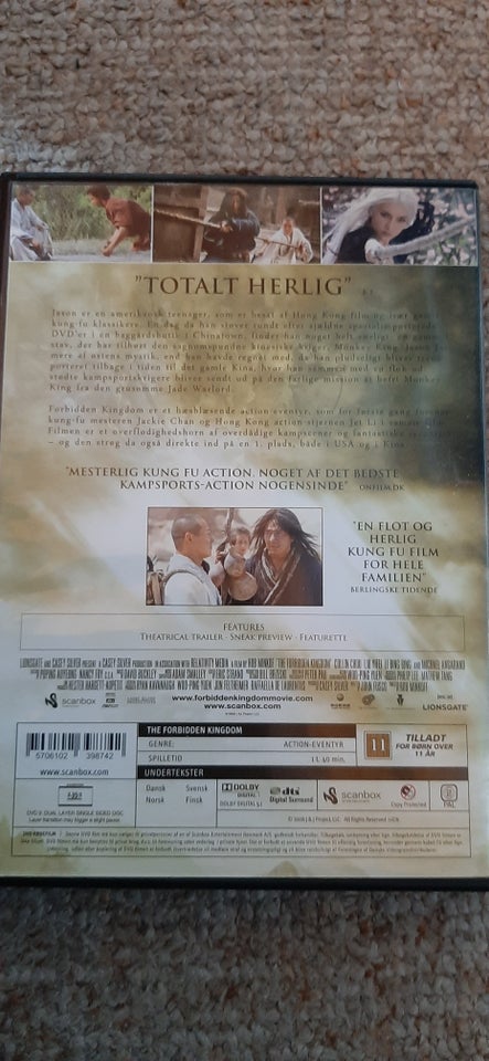 The forbidden kingdom, DVD, karatefilm