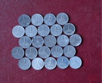 Danmark, mønter, 24x1 ØRE