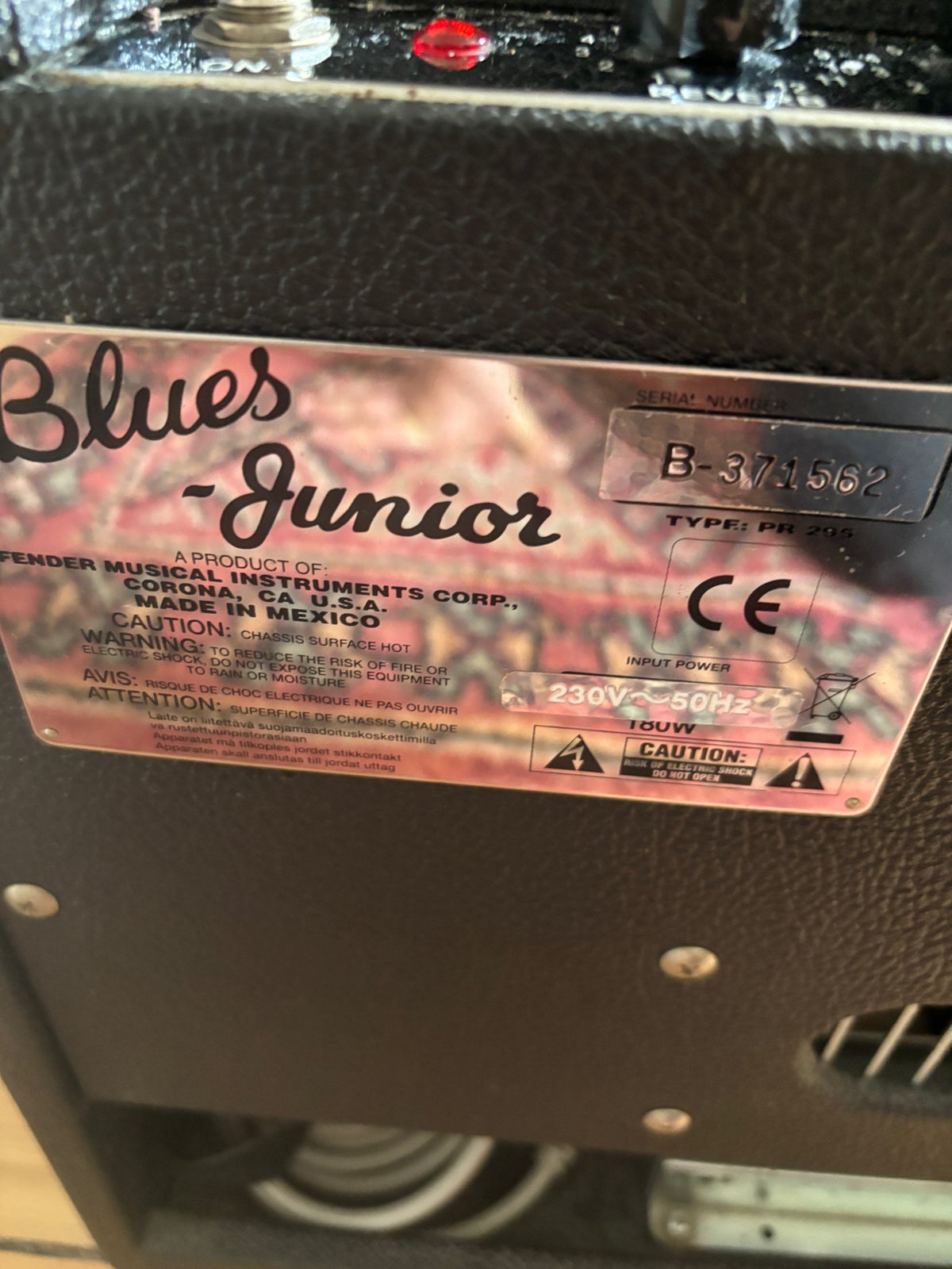 Guitarcombo, Fender Blues Junior, 15 W