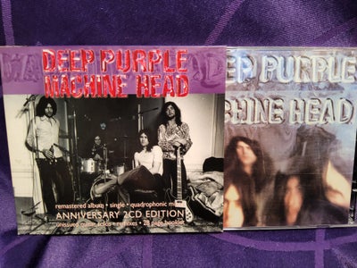 DEEP PURPLE: 7 STYKS; 3 DBB., rock, Bandets 3 første albums, remastered og med masser af bonus track