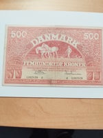 Danmark, sedler, 1954