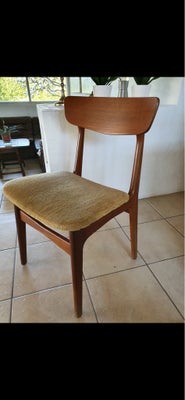 Spisebordsstol, Teak, 4 stk. teaktræs stole fra ikke ryger hjem sælges for 700 kr. pr. stk. Afhentes