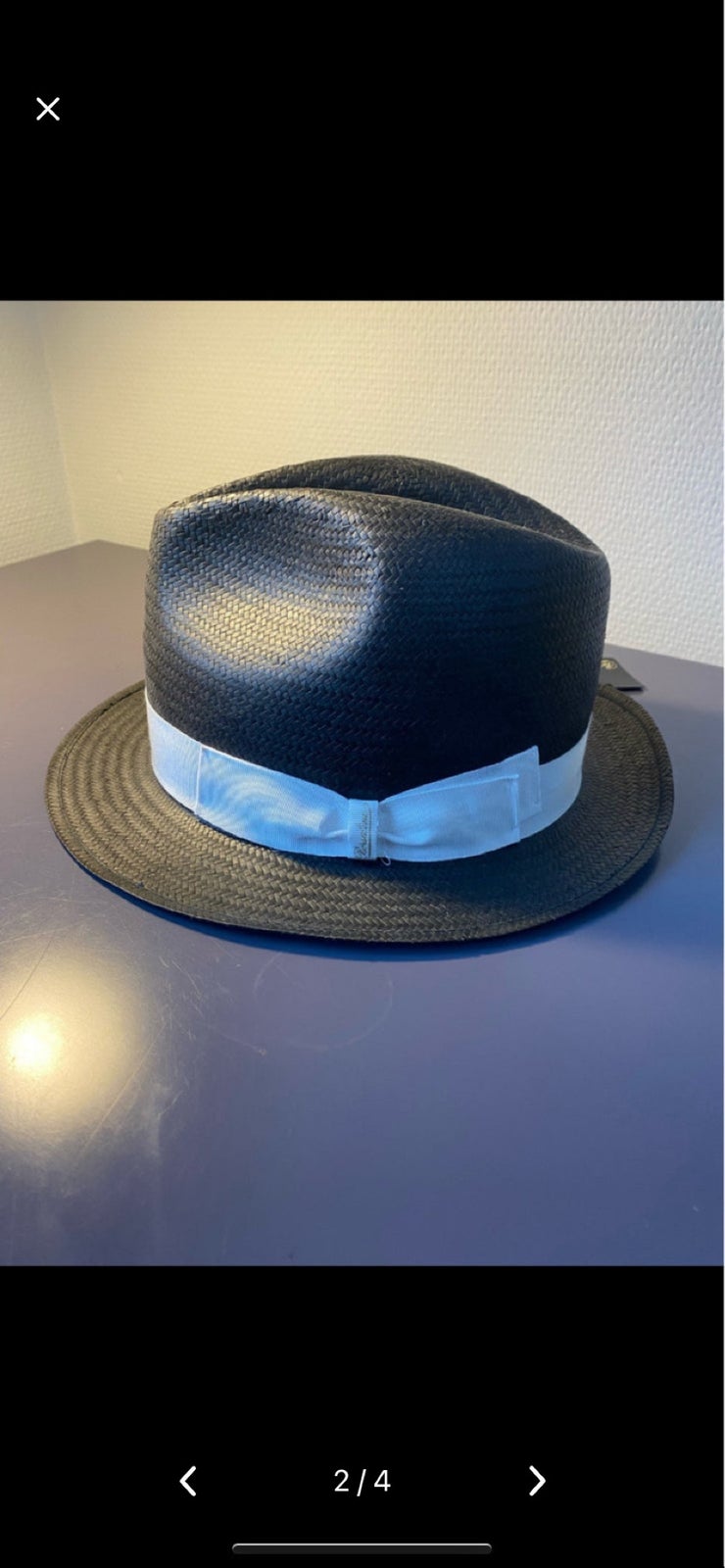 Hat, Borsalino, Sort