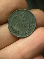 Danmark, mønter, 2 øre