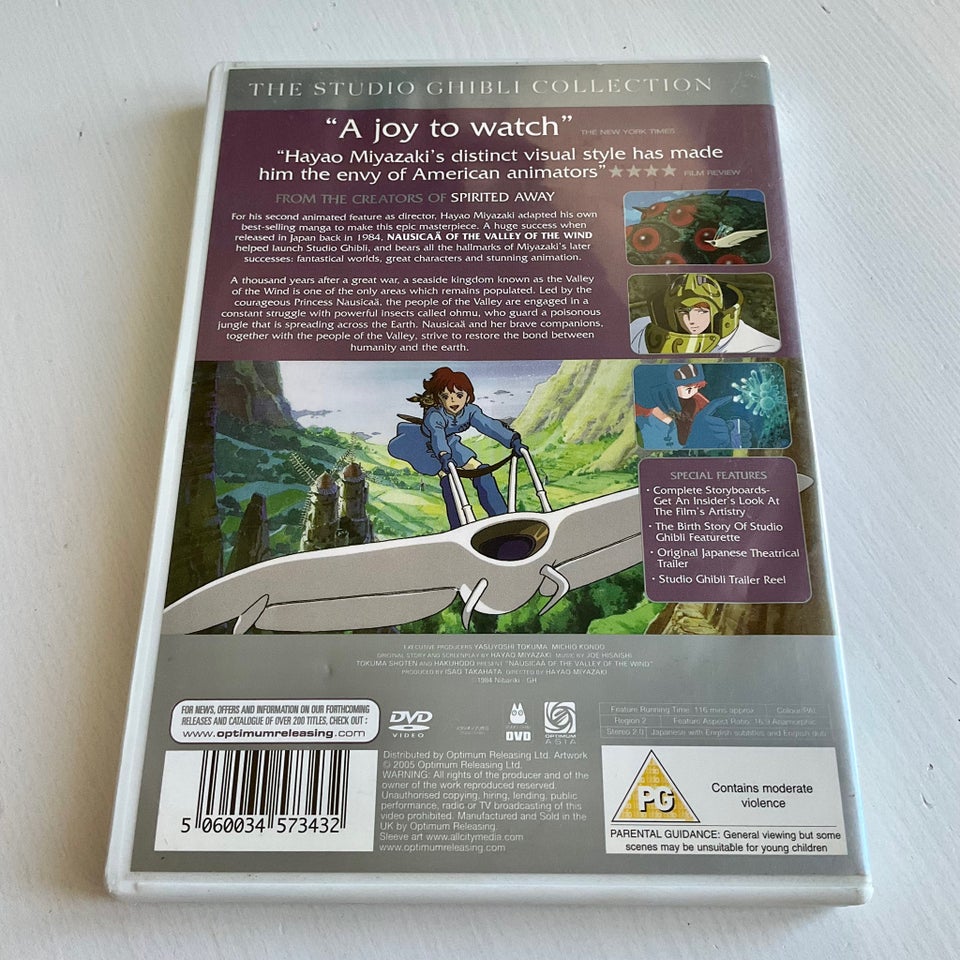 Studio Ghibli: Nausicaä - Of The Valley Of The Win, DVD,