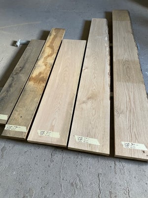 Planker, Eg,Ovntørret 42 mm, Fine Ege planker,
Derfor prisen. 
Prisen er for alle
