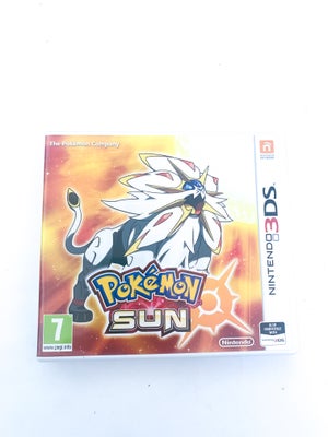 Pokemon Sun, Nintendo 3DS, Komplet med manual

Kan sendes med:
DAO for 42 kr.
GLS for 44 kr.