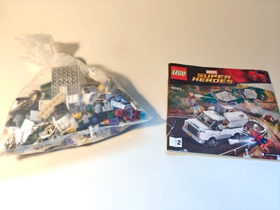Lego Super heroes, Flere sæt, 76083 - Komplet på nær spiderman, med manual (kun del 2) 200 kr.
76000