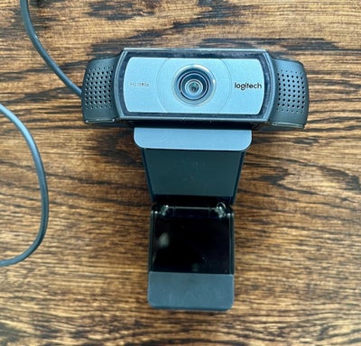 Webcam, Logitech HD 1080P, Perfekt, Dette webcam er med 1080P Full HD og giver et skarpt billede uan