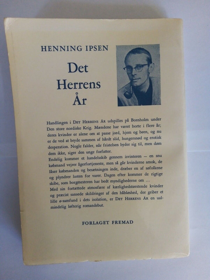 Det Herrens År, Henning Ipsen, genre: roman