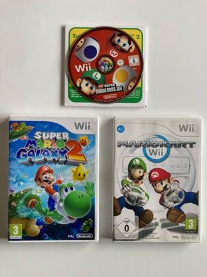 Blandet Mario spil til Wii, Nintendo Wii, Mario spil til Nintendo Wii

MarioKart Wii solgt
New Super