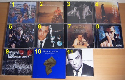 Robbie Williams / Take That: 19 Titler, pop, 


Gode CD-albums med Robbie Williams / Take That


---