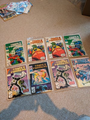 Transformers, Atlantic, Tegneserie, Seks numre af Transformers fra 1988/89. Standen er generelt god,