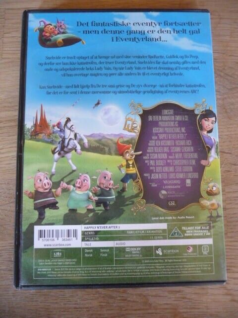 En Grimm Historie 2, DVD, tegnefilm