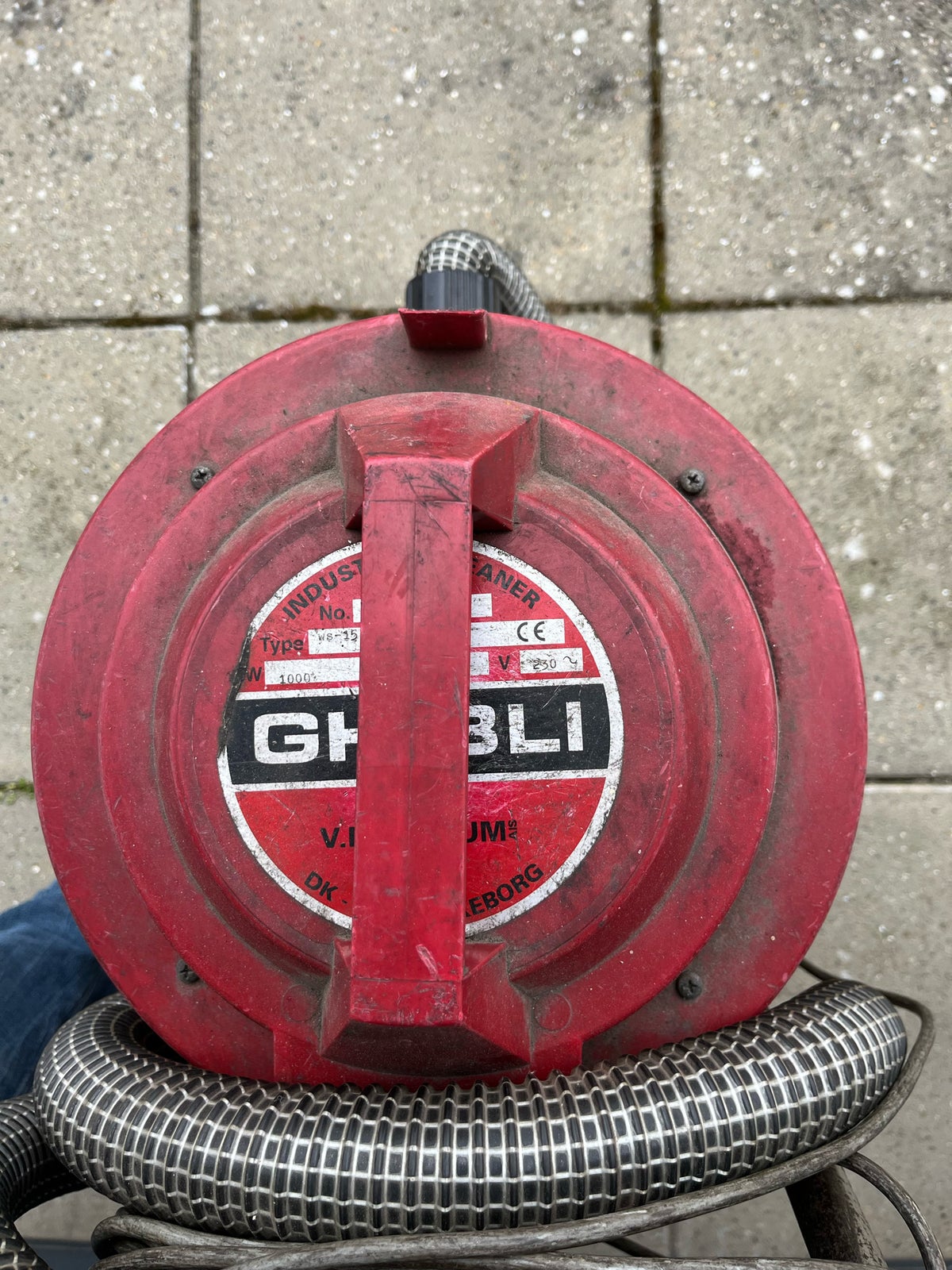 Industristøvsuger, Ghibli WS-15, 1000 watt