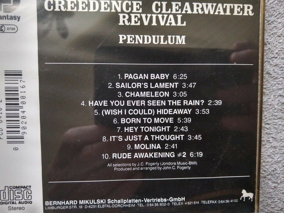 Creedence Clearwater Revival: Pendulum, rock