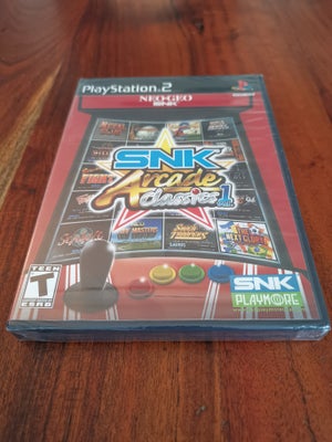 SNK arcade classics SEALED, PS2, Sælger dette forseglet Playstation 2 spil.
Folien er lidt løs ved å