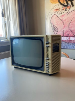 andet, Andet mærke, Vintage billedrør, 12", Rimelig, Retro/antik billedrørs fjernsyn med antenne.

K