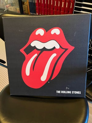 Andet, Rolling stones , motiv: Andet, b: 40 h: 40, Maleri med Rolling Stones tunge
