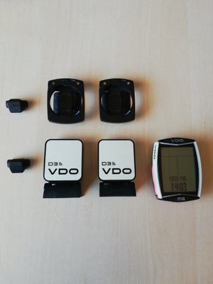 Cykelcomputer, VDO m6, VDO m6 trådløs cykel computer med ekstra sensor så den kan bruges på to forsk