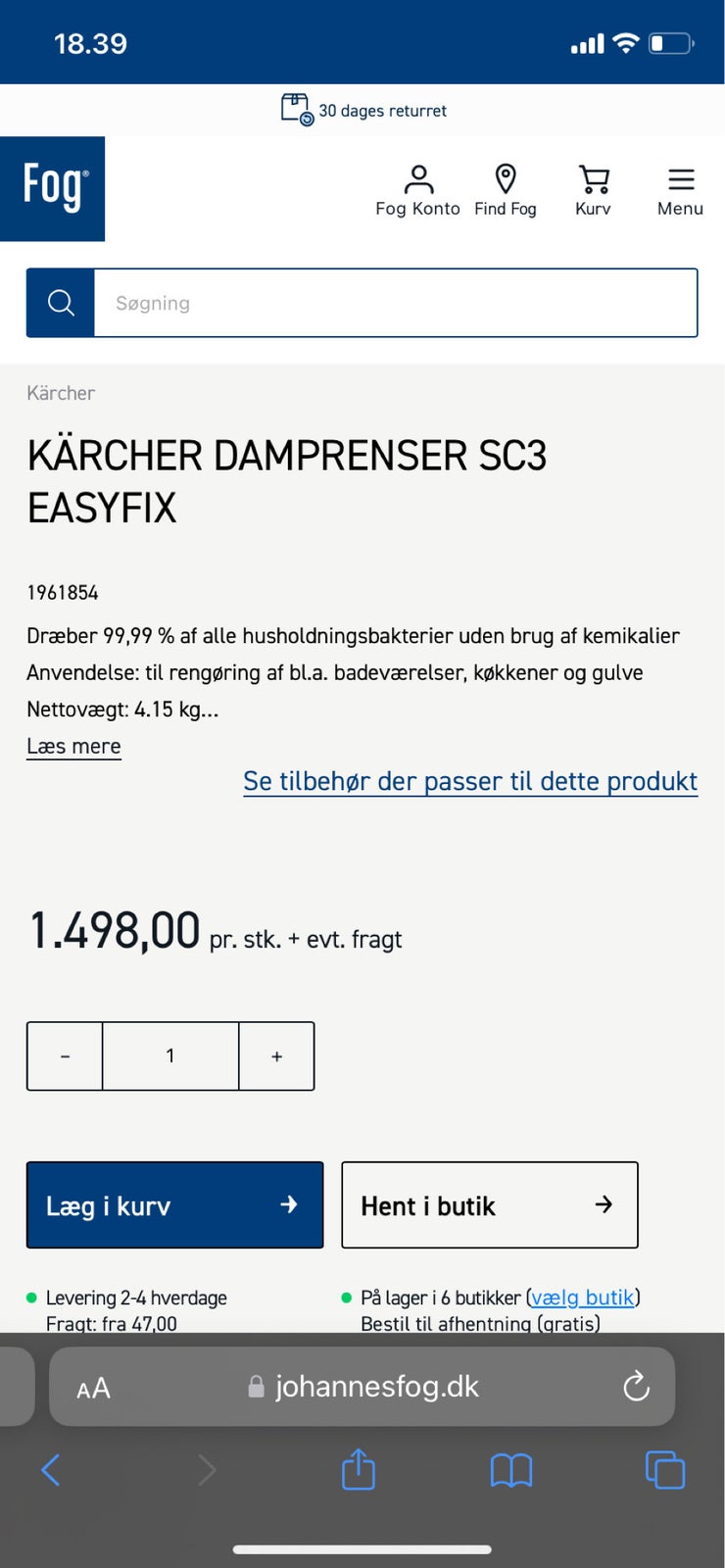 Damprenser, Kärcher SC3