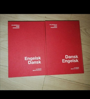 Ordbog, Dictionary, emne: sprog, Engelsk Dansk, Dansk Engelsk