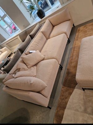 Sofa, stof, 4 pers. , Sofakompagniet, Vincent sofa fra sofakompagniet bestående af 3 moduler + 2 fod