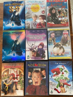 Julefilm, DVD, andet, Polar-ekspressen 3D ny med 3D briller 75 kr/ alm. 30 kr
Familien Jul 30 kr
Ast