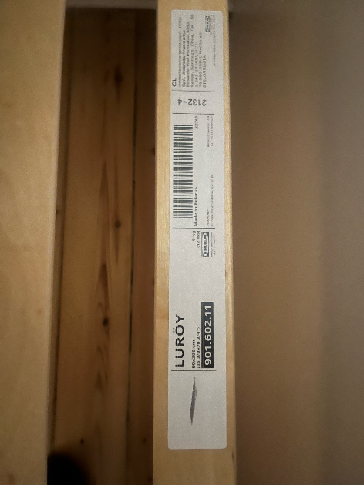 Sengeramme, Ikea, b: 90 l: 200