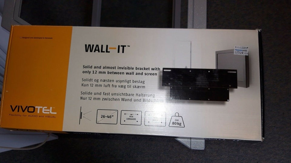 Fjernsyn Vægbeslag, Vivotel Wall-it, Perfekt