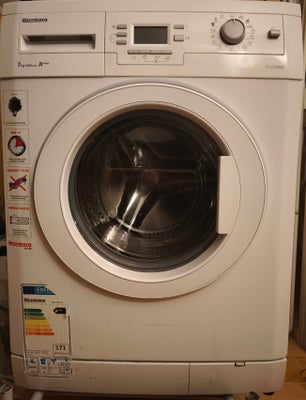 Blomberg vaskemaskine, WNF 7462 WE30, frontbetjent, 1600 omdr./min., energiklasse A+++, Blomberg vas