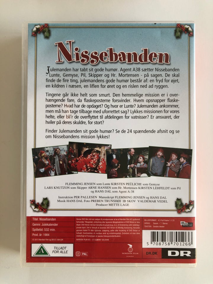 Nissebanden (1984) 3-DISC, instruktør Per Pallesen, DVD