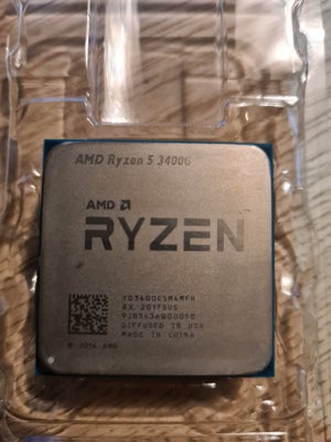 CPU, AMD, Ryzen 5 3400G, God, Sælges efter opgradering