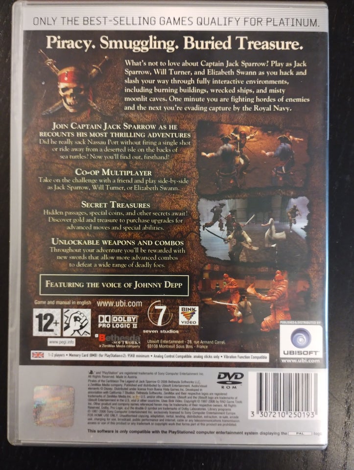 Pirates Of Carribean: The Legend Of Jack Sparrow (, PS2