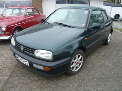 VW Golf III, 1,8 Cabriolet aut., Benzin, aut. 1996, km 256000, grønmetal, ABS, airbag, 2-dørs, centr