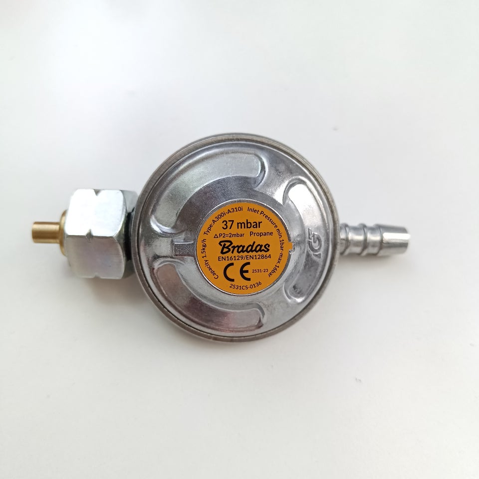 NY! Gasregulator + 2m Gasslange