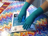 Gummi handsker kraftige lange latex-fri & sterile