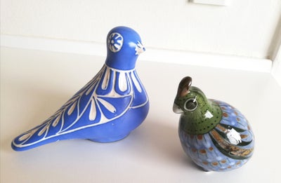 Keramik, Figur, Stor Vintage due af Pablo Zabal 15 cm og 
El 
PALOMAR fugl Mexican / Ken Edwards / P