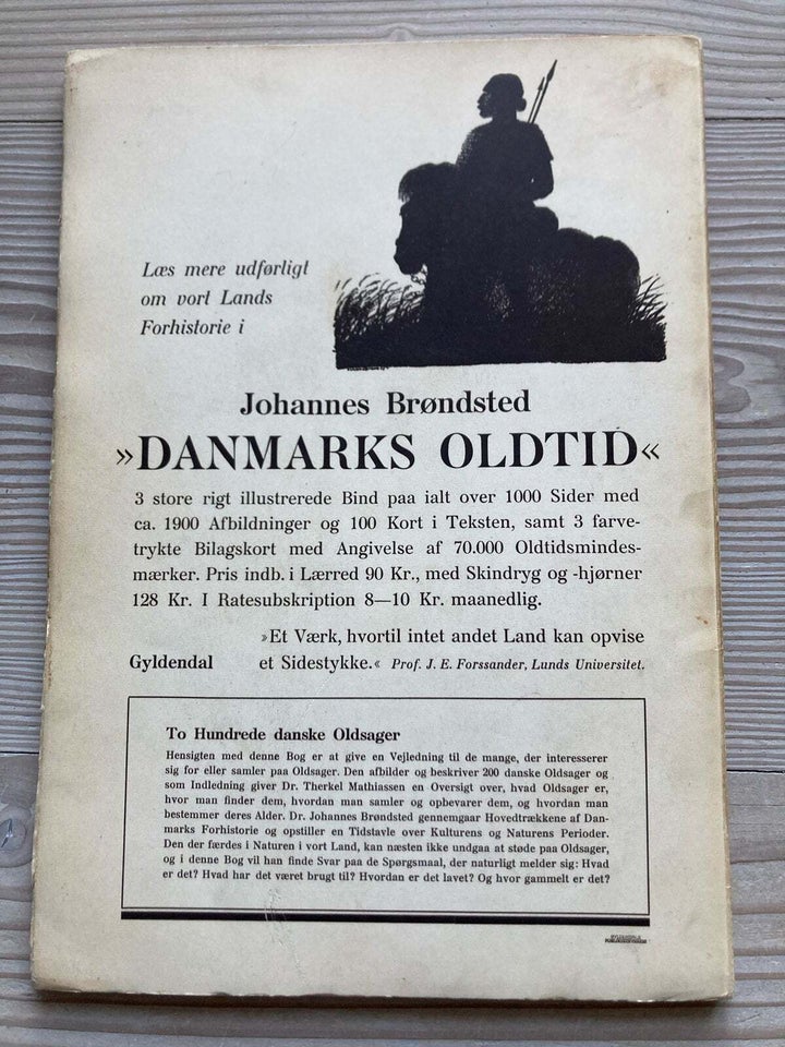 To hundrede danske oldsager, Johannes Brønsted og Therkel