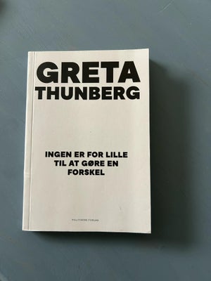 Ingen er for lille, Greta Thunberg, emne: geografi, Perfekt til mandelgave 