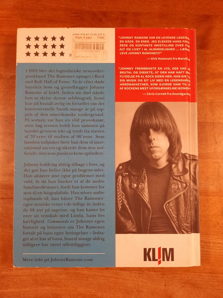 Commando (selvbiografi), Johnny Ramone