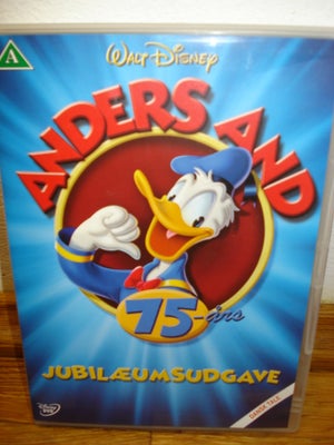 Anders And 75 år, DVD, animation, Udgået Anders And samling fra 2009, dansk tale.

Tlf. 9385 3436

S